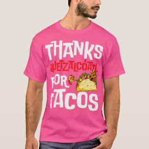 Camiseta Gracioso Quetzalcoatl Tacos Serpiente Azteca Graci