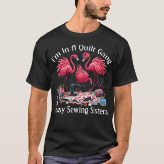 Camiseta Gracioso Quilter, Estoy En Una Tiradora Banda Sass