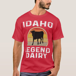 Camiseta Gracioso R de la leyenda del granjero lechero Idah