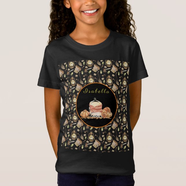 Camiseta Gracioso Raccoon Personalizar Texto y color (Anverso)