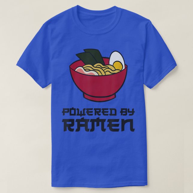 Camiseta Gracioso Ramen Lover Impulsado Por Ramen (Diseño del anverso)