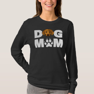 Camiseta Gracioso recuperador de perro dorado mamá amor R