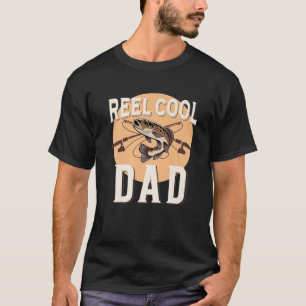 Camiseta Gracioso Reel de Pesca Guay Dad Pescado al aire li