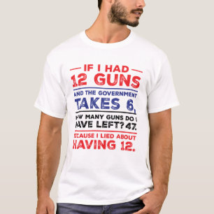 Camiseta Gracioso regalo a favor de la segunda enmienda par