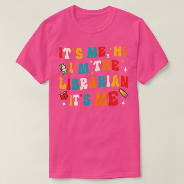 Camiseta Gracioso regalo bibliotecario (Diseño del anverso)