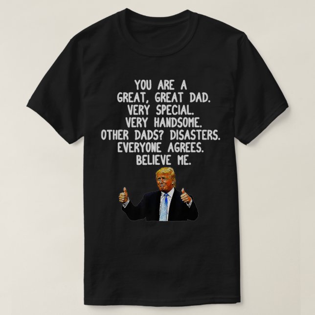 Camiseta Gracioso regalo conservador del Día del Padre de D (Diseño del anverso)