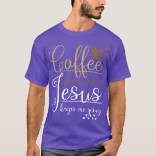 Camiseta Gracioso regalo cristiano café de orejas Jesucrist