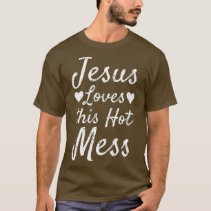Camiseta Gracioso regalo cristiano para las mujeres a Jesús