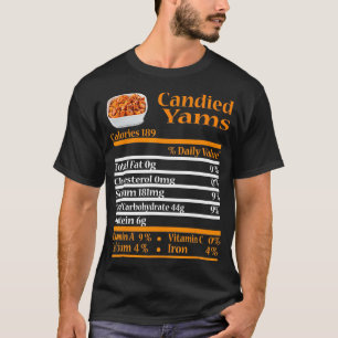 Camiseta Gracioso regalo de acción de gracias a Yam Nutriti