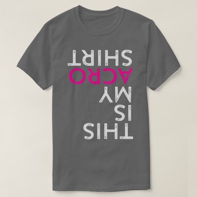 Camiseta Gracioso regalo de Acro Artes Acrobáticas Yoga Dan (Diseño del anverso)