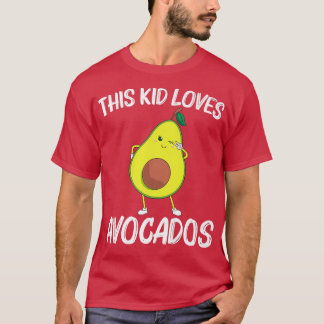 Camiseta Gracioso Regalo De Aguacate Para Niños Chicas Salu