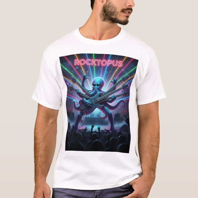Camiseta Gracioso regalo de amante de la música, Ocean Anim (Anverso)
