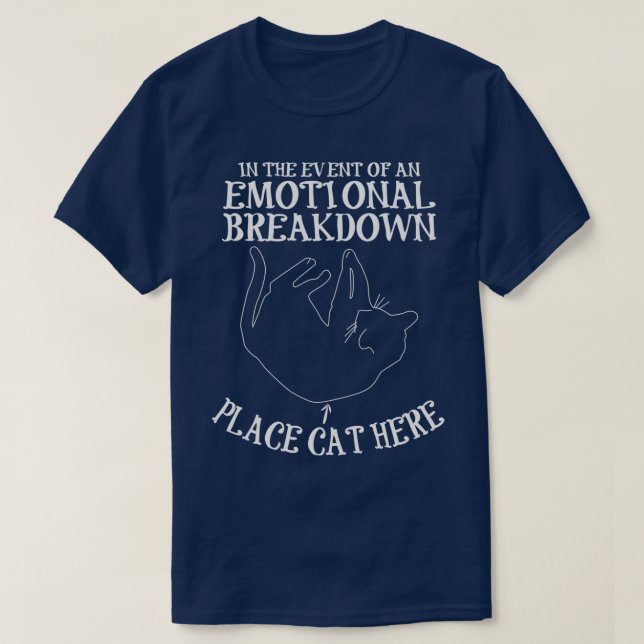 Camiseta Gracioso regalo de amante de los gatos (Diseño del anverso)