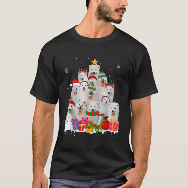 Camiseta Gracioso regalo de amante de perro Mascota de árbo (Anverso)