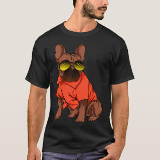 Camiseta Gracioso regalo de amante del Bulldog francés Retr