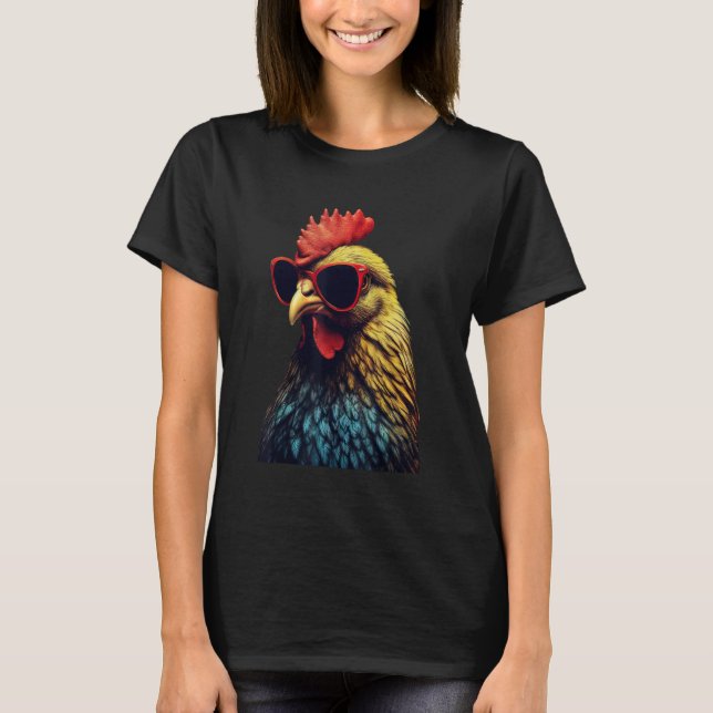 Camiseta Gracioso regalo de animales de gallina de granja R (Anverso)