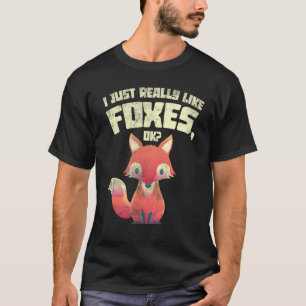 Camiseta Gracioso regalo de animales forestales me gustan m