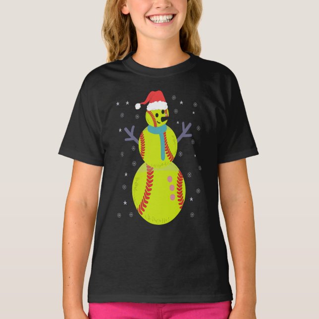 Camiseta Gracioso regalo de Año Nuevo para Navidades de sno (Anverso)