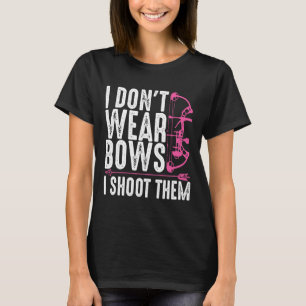 Camiseta Gracioso Regalo De Arquetería Para Mujeres Cazador