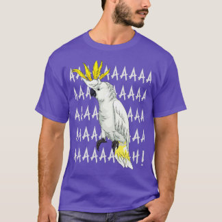 Camiseta Gracioso regalo de arte de Cockatoo Parrot