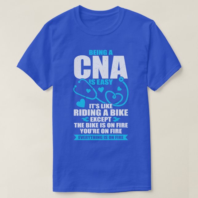 Camiseta Gracioso regalo de Asistente de Enfermería certifi (Diseño del anverso)