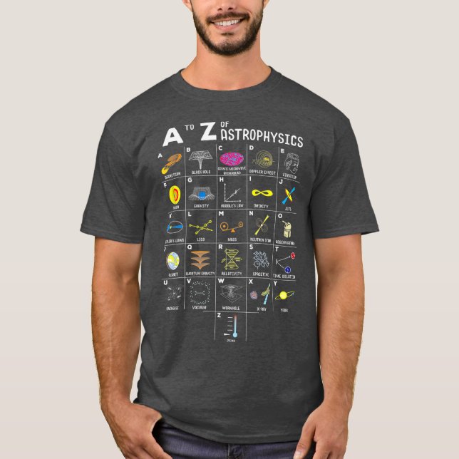 Camiseta Gracioso regalo de astrofísica de la astronomía de (Anverso)