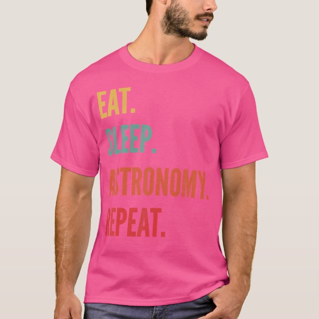 Camiseta Gracioso regalo de astronomía Comer Astronomía Sle (Anverso)