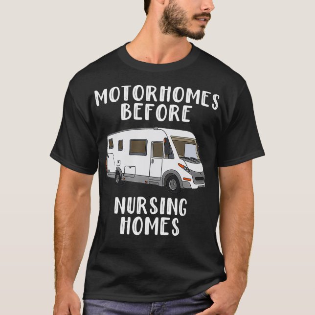 Camiseta Gracioso Regalo De Autopista RV Para Los Mayores (Anverso)
