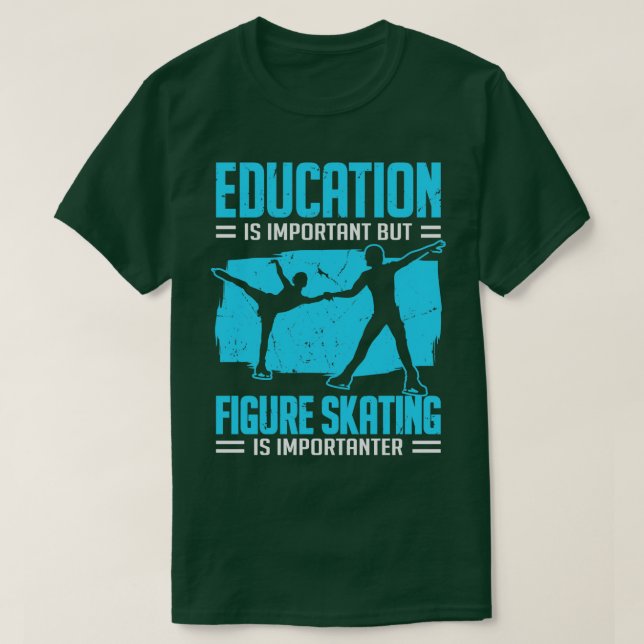 Camiseta Gracioso regalo de bailarina de danza del hielo pa (Diseño del anverso)