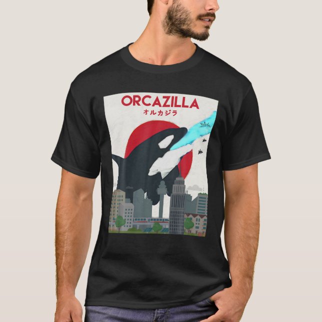 Camiseta Gracioso regalo de ballena para los amantes de Orc (Anverso)