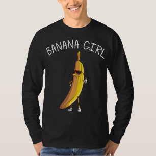 Camiseta Gracioso Regalo De Banana Para Chicas De Frutas Qu