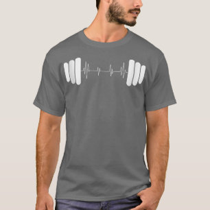 Camiseta Gracioso regalo de "Barbell Weightrising" hombres 