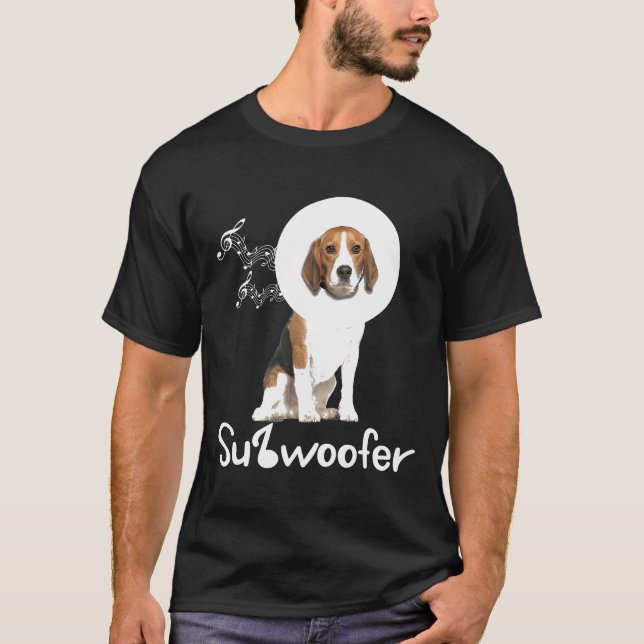 Camiseta Gracioso regalo de Beagle Dog Lover Sub Woofer (Anverso)