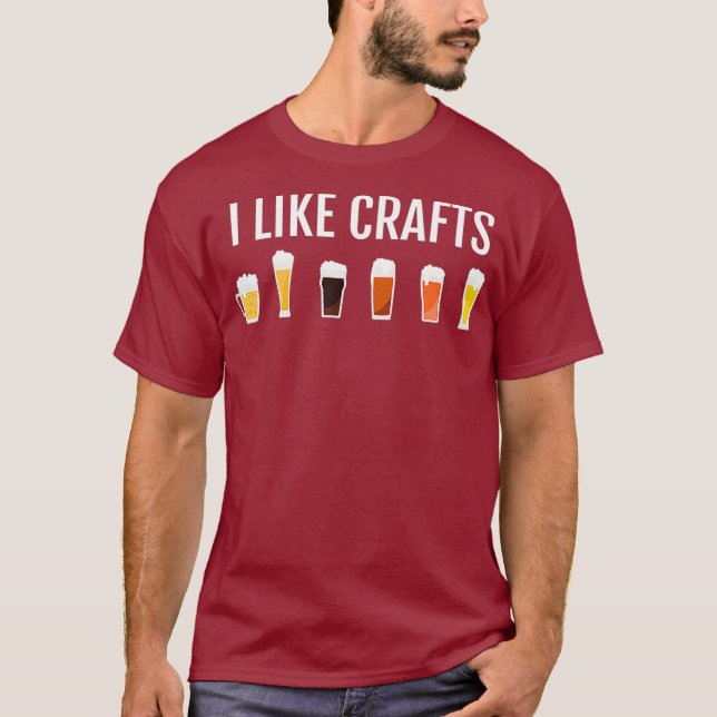 Camiseta Gracioso regalo de Beer Beer Drinker Craft - Noche (Anverso)