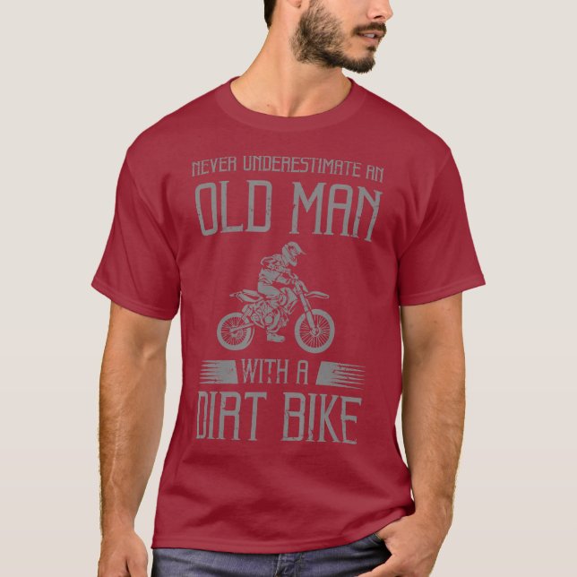 Camiseta Gracioso Regalo De Bicicleta De Suciedad Para El P (Anverso)