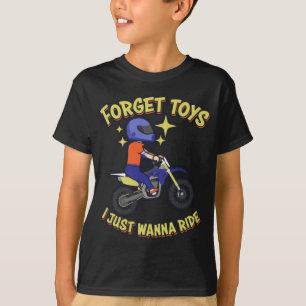 Camiseta Gracioso Regalo De Bicicleta Sucia Para Niños Fuer