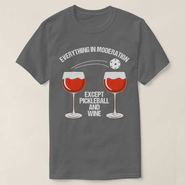 Camiseta Gracioso regalo de bola de bolas y amantes del vin (Diseño del anverso)