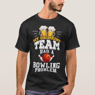 Camiseta Gracioso regalo de bolera para el equipo de bolos