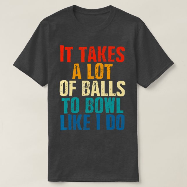 Camiseta Gracioso Regalo De Boliche Para Hombres Novio Mari (Diseño del anverso)