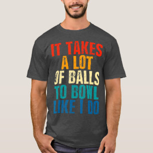 Camiseta Gracioso Regalo De Boliche Para Hombres Novio Mari