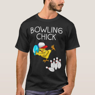 Camiseta Gracioso Regalo de boliche para mujeres Cute Bowli