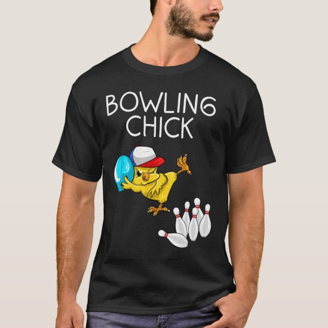 Camiseta Gracioso Regalo de boliche para mujeres Cute Bowli (Anverso)