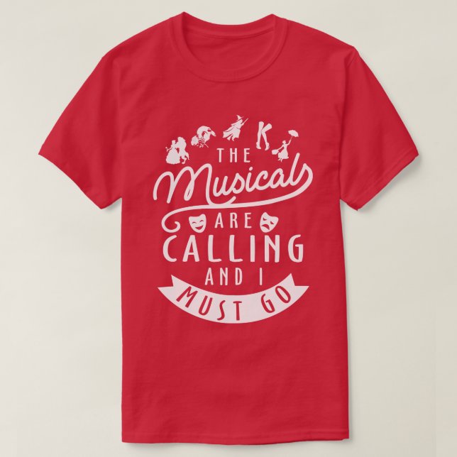 Camiseta Gracioso regalo de Broadway Lover (Diseño del anverso)