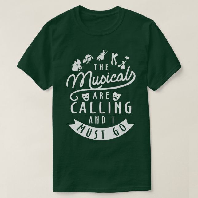 Camiseta Gracioso regalo de Broadway Lover (Diseño del anverso)