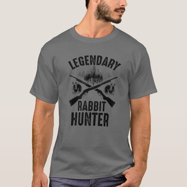 Camiseta Gracioso regalo de cacería de conejos adorable rab (Anverso)