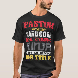 Camiseta Gracioso regalo de cargo de PASTOR