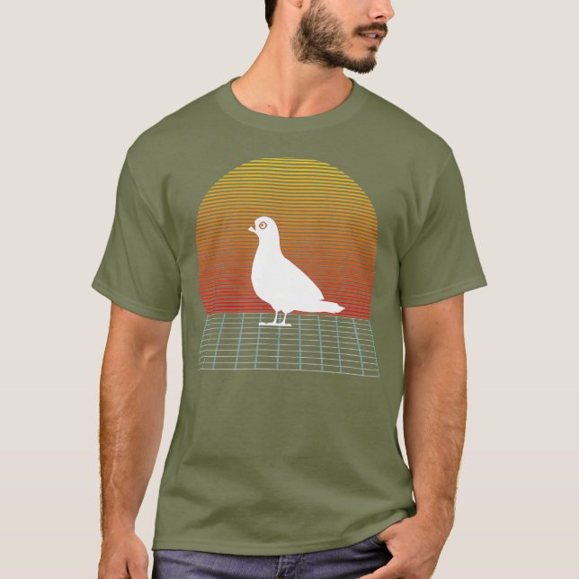 Camiseta Gracioso regalo de Carreras de pichón (Anverso)