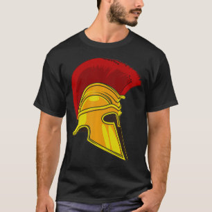 Camiseta Gracioso regalo de Casco Griego Espartano Cute Gla