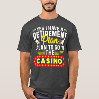 Camiseta Gracioso Regalo De Casino Para Hombres Mujeres Ret
