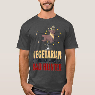 Camiseta Gracioso Regalo De Caza Para Una Cacería De Cerebr